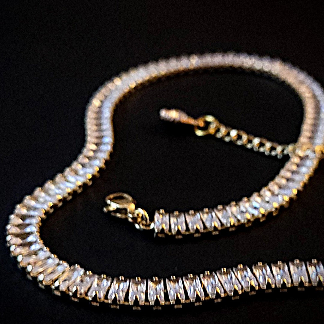 18K Gold plated Zircon Necklace