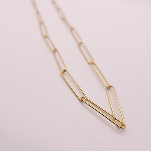 Large Paperclip Necklace